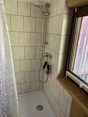 Ein Badezimmer in der Unterkunft Ferienhaus zum Ulfenbachtal