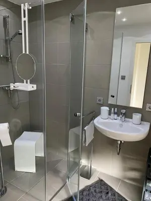 Ein Badezimmer in der Unterkunft Exclusives Studio - Serviced Apartment
