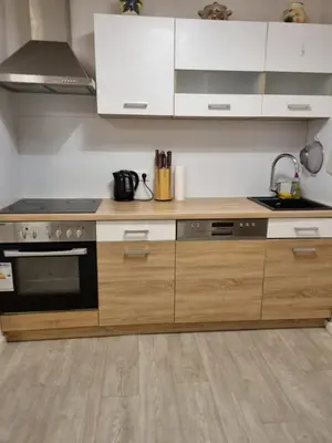 Küche/Küchenzeile in der Unterkunft Business Apartment