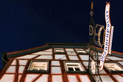 Das Gebäude in dem sich die Pension befindet