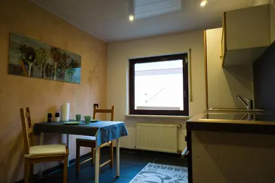 Küche/Küchenzeile in der Unterkunft Gemütliche Wohnung mit Neckarblick