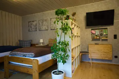 TV/Unterhaltungsangebot in der Unterkunft Gemütliche Wohnung mit Neckarblick