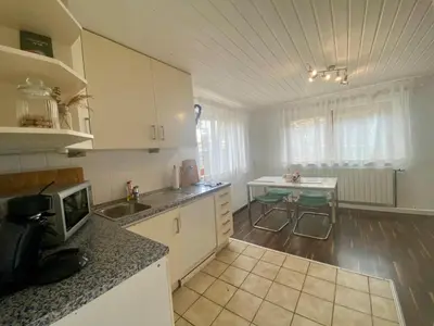 Küche/Küchenzeile in der Unterkunft Ferienwohnung Geiger