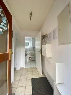 Küche/Küchenzeile in der Unterkunft Ferienwohnung Geiger
