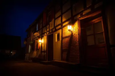 Das Gebäude in dem sich die Ferienwohnung befindet
