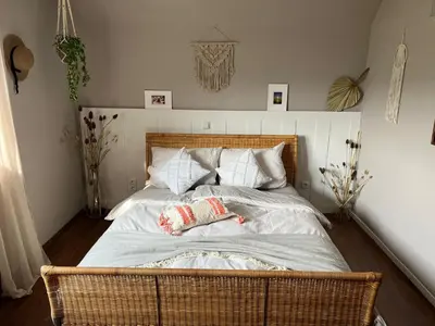 Ein Bett oder Betten in einem Zimmer der Unterkunft Odenwald Heaven