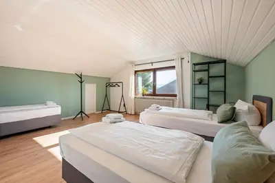 Ein Bett oder Betten in einem Zimmer der Unterkunft Sali Homes - SchaefersNest
