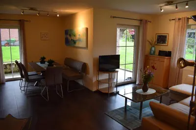 TV/Unterhaltungsangebot in der Unterkunft Ferienhaus & Weingut am Steingebiss