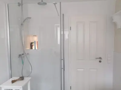 Ein Badezimmer in der Unterkunft Ferienwohnung Rotenfels