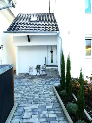 Das Gebäude in dem sich die Ferienwohnung befindet
