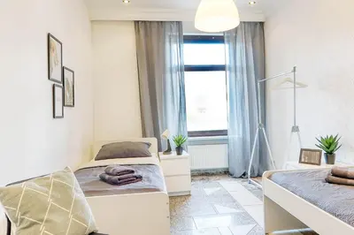 Ein Sitzbereich in der Unterkunft Chic 4 Room Apartment in Mannheim