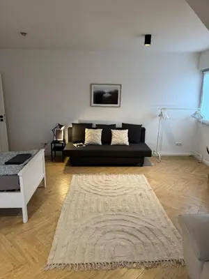 Ein Sitzbereich in der Unterkunft Ferienunterkunft Lutherbaum 4 Zimmer