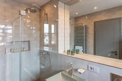 Ein Badezimmer in der Unterkunft Goldammer Aschaffenburg