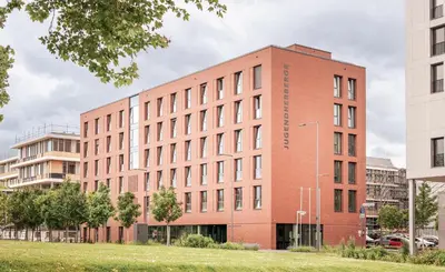 Das Gebäude in dem sich das Hostel befindet