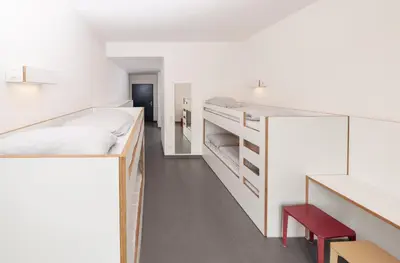 Küche/Küchenzeile in der Unterkunft Jugendherberge Heilbronn