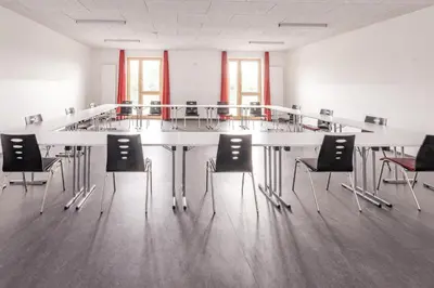 Der Geschäftsbereich oder Konferenzraum in der Unterkunft Jugendherberge Heilbronn