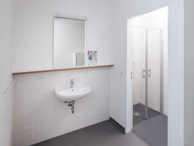 Ein Badezimmer in der Unterkunft Jugendherberge Heilbronn