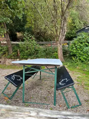 Tischtennis in der Unterkunft Zeltplatz Großer Wald oder in der Nähe