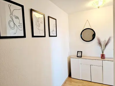 Grundriss der Unterkunft Cozy apartment in Auerbach, 55 m², mountain view