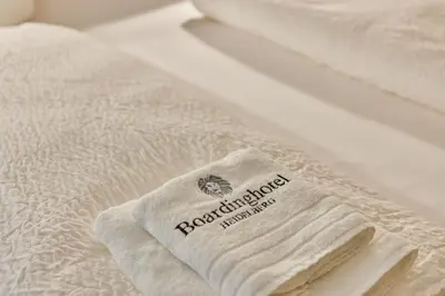 Ein Bett oder Betten in einem Zimmer der Unterkunft Boardinghotel Premium Heidelberg