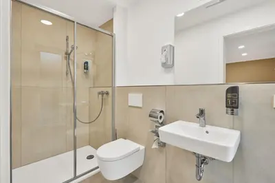 Ein Badezimmer in der Unterkunft Boardinghotel Premium Heidelberg
