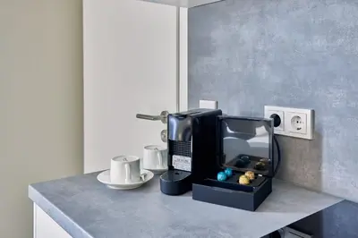 Kaffee-/Teezubehör in der Unterkunft Boardinghotel Premium Heidelberg
