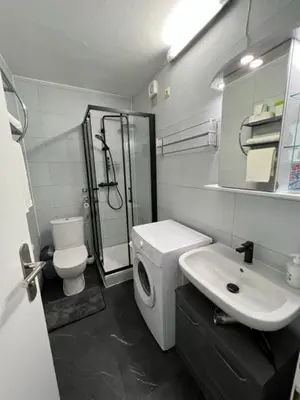 Ein Badezimmer in der Unterkunft Ruhiges Apartment 7X24 Check-in