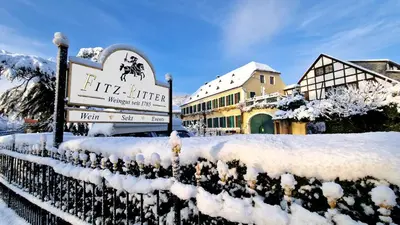 Unterkunft im Weingut Fitz-Ritter im Winter