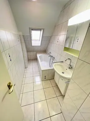 Ein Badezimmer in der Unterkunft Monteurwohnung