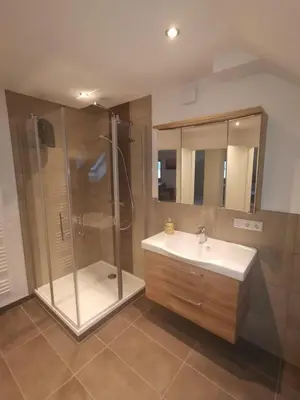 Ein Badezimmer in der Unterkunft Ferienwohnung Fleckenstein