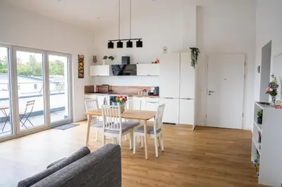 Küche/Küchenzeile in der Unterkunft Panorama Suite 20