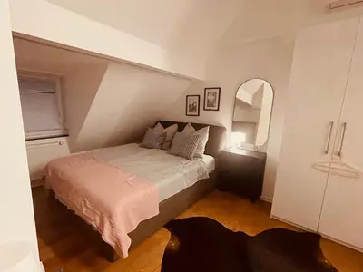 Ein Bett oder Betten in einem Zimmer der Unterkunft Casa Neuenheim
