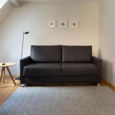 Ein Sitzbereich in der Unterkunft bellasBnB an der Jagst