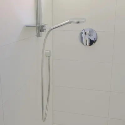 Ein Badezimmer in der Unterkunft bellasBnB an der Jagst