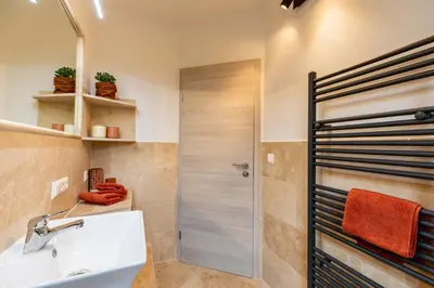 Ein Badezimmer in der Unterkunft Pfälzer Nest