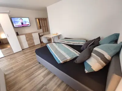TV/Unterhaltungsangebot in der Unterkunft Business Apartments Heilbronn