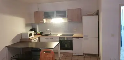 Küche/Küchenzeile in der Unterkunft Joanna Apartment - Schwetzingen 2