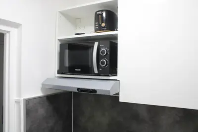 Küche/Küchenzeile in der Unterkunft Schickes Appartement an der Neckarpromenade