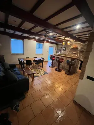 Ein Sitzbereich in der Unterkunft C&A Apartments