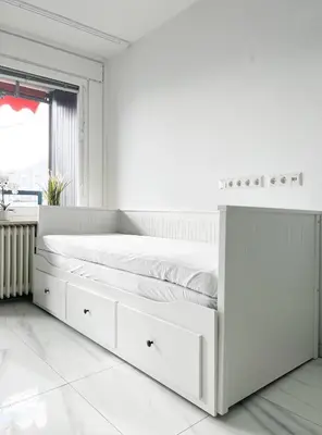 Ein Bett oder Betten in einem Zimmer der Unterkunft Modernes Apartment mit Stil in City Lage
