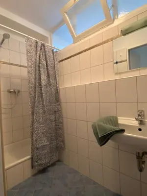 Ein Badezimmer in der Unterkunft Apt5 - Ferienwohnung Brötzingen im 4 OG