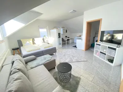 TV/Unterhaltungsangebot in der Unterkunft Ferienwohnung Casa Blanca