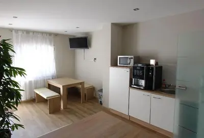 Küche/Küchenzeile in der Unterkunft Hotel Yel