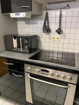 Küche/Küchenzeile in der Unterkunft Casa Sali - stilvolle Ferienwohnung bei Heidelberg mit Terrasse & Parkplatz