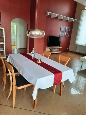 TV/Unterhaltungsangebot in der Unterkunft Ferienwohnung Rosengarten