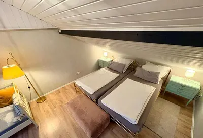 Ein Bett oder Betten in einem Zimmer der Unterkunft RelaxStay - Maisonette - Smart-TV- WIFI