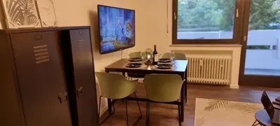 TV/Unterhaltungsangebot in der Unterkunft Tolle Wohnung im Industrial Style mit Parkplatz