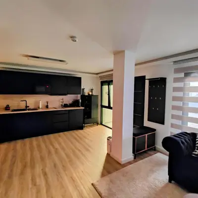 Küche/Küchenzeile in der Unterkunft Exklusiv, modernes Apartment