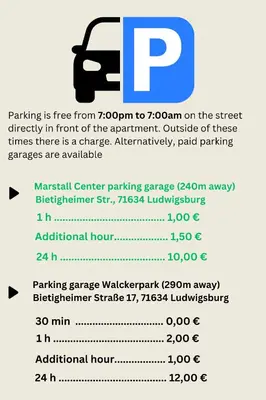 Grundriss der Unterkunft BackHome - SUITE L - Parkhaus - Fantastische Schlosslage - SmartTV - Waschmaschine - Netflix - 50qm - 24h Checkin- Apartment 1