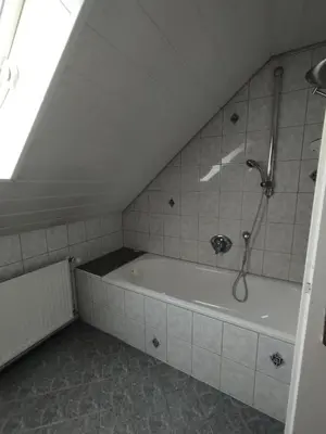 Ein Badezimmer in der Unterkunft MorgenTau